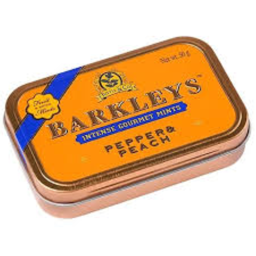 BARKELYS GOURMET MINTS PEPPER N PEACH 50G